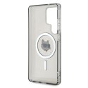 Etui Karl Lagerfeld Button Choupette Head Printed Logo MagSafe Samsung Galaxy S25 Ultra czarny Karl Lagerfeld