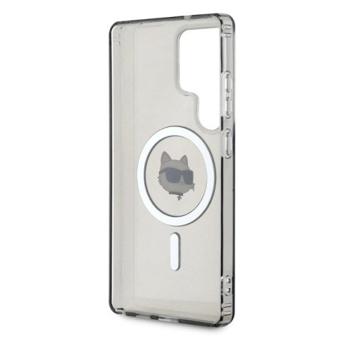 Etui Karl Lagerfeld Button Choupette Head Printed Logo MagSafe Samsung Galaxy S25 Ultra czarny Karl Lagerfeld