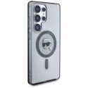 Etui Karl Lagerfeld Button Karl Head Printed Logo MagSafe Samsung Galaxy S25 Ultra czarny Karl Lagerfeld