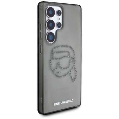 Etui Karl Lagerfeld Rhinestones Karl Head Logo Samsung Galaxy S25 Ultra czarny Karl Lagerfeld
