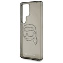 Etui Karl Lagerfeld Rhinestones Karl Head Logo Samsung Galaxy S25 Ultra czarny Karl Lagerfeld