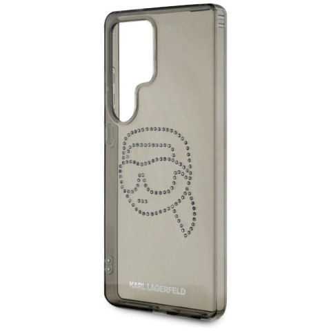 Etui Karl Lagerfeld Rhinestones Karl Head Logo Samsung Galaxy S25 Ultra czarny Karl Lagerfeld