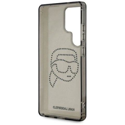 Etui Karl Lagerfeld Rhinestones Karl Head Logo Samsung Galaxy S25 Ultra czarny Karl Lagerfeld