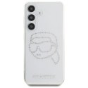 Etui Karl Lagerfeld Rhinestones Karl Head Logo Samsung Galaxy S25 przezroczysty Karl Lagerfeld