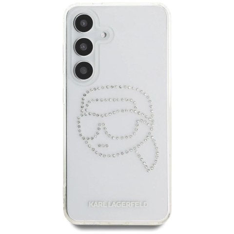 Etui Karl Lagerfeld Rhinestones Karl Head Logo Samsung Galaxy S25 przezroczysty Karl Lagerfeld