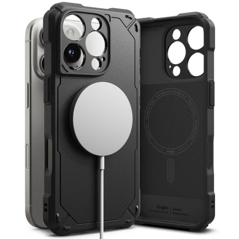 Etui Ringke Rugged Gear MagSafe na iPhone 16 Pro Max - czarny Ringke