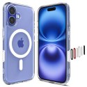 Etui Spigen Ultra Hybrid "T" MagSafe na iPhone 16 - białe Spigen