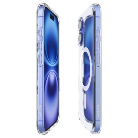 Etui Spigen Ultra Hybrid "T" MagSafe na iPhone 16 - białe Spigen