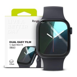 Folia ochronna Ringke Dual Easy 3-pack na Apple Watch 10 46 mm Ringke