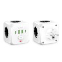 Listwa zasilająca Tech-Protect PCL3x4, 2x USB-A, 2x USB-C, 3x AC Typ Schuko - biała Tech-Protect