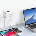 Listwa zasilająca Tech-Protect PCL3x4, 2x USB-A, 2x USB-C, 3x AC Typ Schuko - biała Tech-Protect