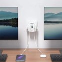 Listwa zasilająca Tech-Protect PCL3x4, 2x USB-A, 2x USB-C, 3x AC Typ Schuko - biała Tech-Protect
