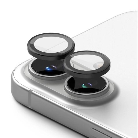 Ochronne nakładki Ringke Camera Frame Protector 2-pack na iPhone 16 / 16 Plus - czarny Ringke