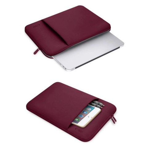 Pokrowiec Tech-Protect Neopren na laptopa 15-16" - bordowa Tech-Protect