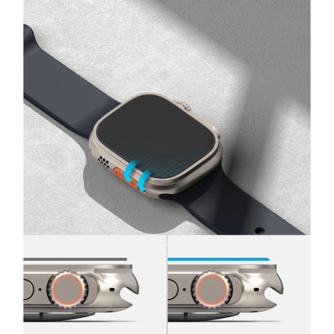 Szkło hartowane Ringke ID FC Glass 4-pack na Apple Watch Ultra 1 / 2 (49 mm) Ringke