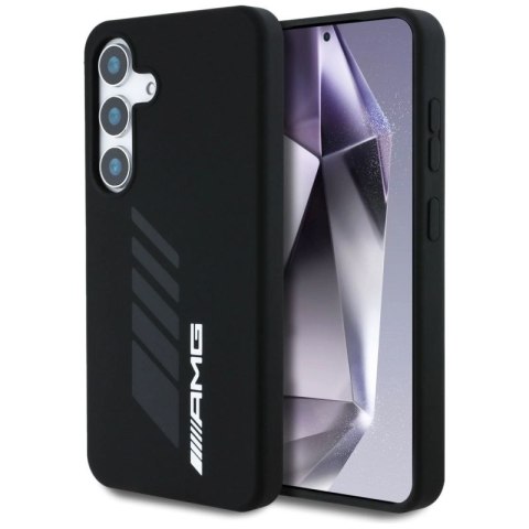 Etui AMG Oversize Rhombs MagSafe na Samsung Galaxy S25 - czarne Mercedes