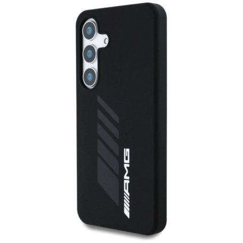Etui AMG Oversize Rhombs MagSafe na Samsung Galaxy S25 - czarne Mercedes
