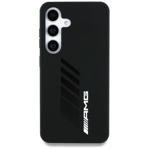 Etui AMG Oversize Rhombs MagSafe na Samsung Galaxy S25 - czarne Mercedes