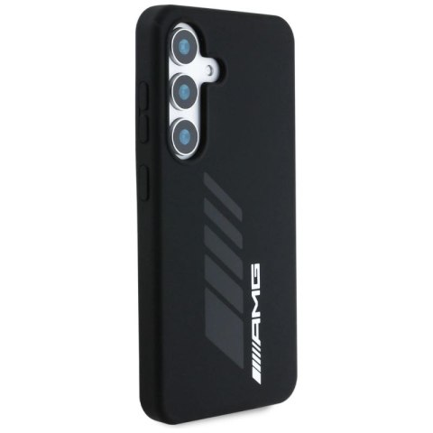 Etui AMG Oversize Rhombs MagSafe na Samsung Galaxy S25 - czarne Mercedes