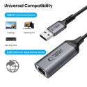 Adapter Tech-Protect UltraBoost USB-A 3.0 / Ethernet RJ45 1000Mbps - czarny Tech-Protect