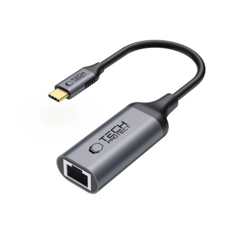Adapter Tech-Protect UltraBoost USB-C do Ethernet RJ45 1000Mbps - czarny Tech-Protect