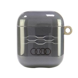 Etui Audi IML Geometric Pattern na AirPods 1 / 2 - szare Audi