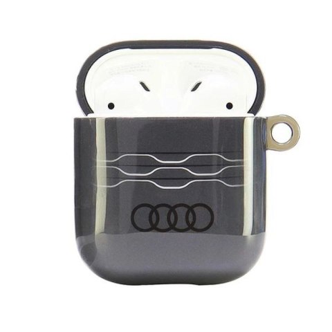Etui Audi IML Geometric Pattern na AirPods 1 / 2 - szare Audi