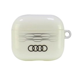 Etui Audi IML Geometric Pattern na AirPods 3 - białe Audi