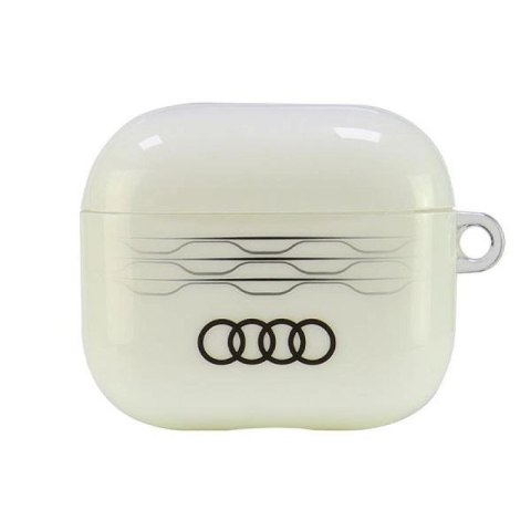 Etui Audi IML Geometric Pattern na AirPods 3 - białe Audi