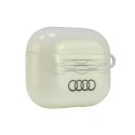 Etui Audi IML Geometric Pattern na AirPods 3 - białe Audi