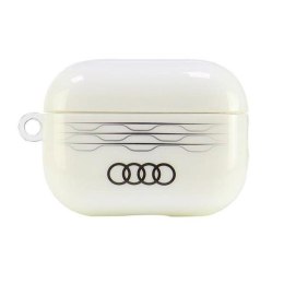 Etui Audi IML Geometric Pattern na AirPods Pro 2 - białe Audi