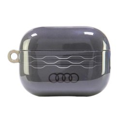 Etui Audi IML Geometric Pattern na AirPods Pro 2 - szare Audi