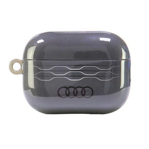 Etui Audi IML Geometric Pattern na AirPods Pro 2 - szare Audi
