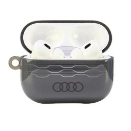 Etui Audi IML Geometric Pattern na AirPods Pro 2 - szare Audi