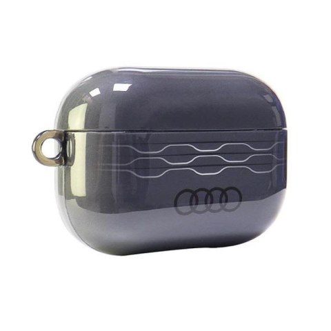 Etui Audi IML Geometric Pattern na AirPods Pro 2 - szare Audi