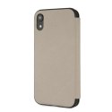 Etui BMW Logo Imprint na iPhone Xr - beżowe BMW