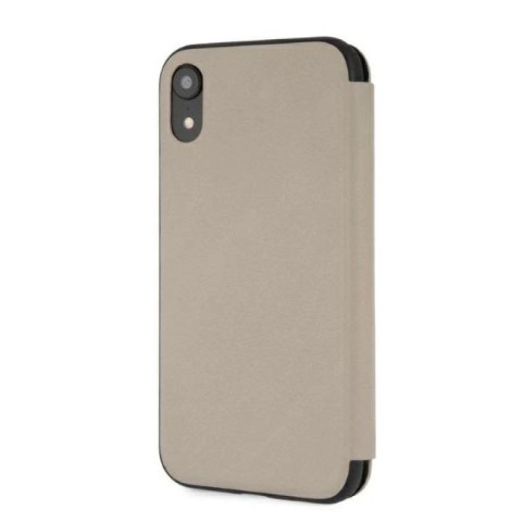 Etui BMW Logo Imprint na iPhone Xr - beżowe BMW