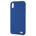 Etui BMW Silicone M Collection na iPhone Xr - niebieske BMW