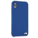 Etui BMW Silicone M Collection na iPhone Xr - niebieske BMW
