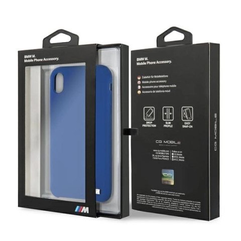 Etui BMW Silicone M Collection na iPhone Xr - niebieske BMW