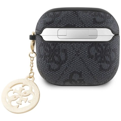Etui Guess 4G Strass Charm na AirPods 4 - czarne Guess
