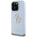 Etui Guess Grained Big 4G Logo Small Classic Logo na iPhone 16 Pro Max - niebieskie Hikvision