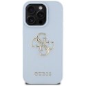 Etui Guess Grained Big 4G Logo Small Classic Logo na iPhone 16 Pro Max - niebieskie Hikvision