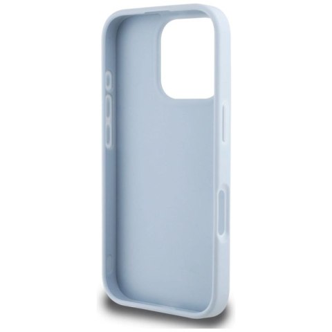 Etui Guess Grained Big 4G Logo Small Classic Logo na iPhone 16 Pro Max - niebieskie Hikvision