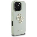Etui Guess Grained Big 4G Logo Small Classic Logo na iPhone 16 Pro Max - zielone Guess