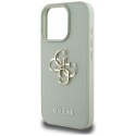 Etui Guess Grained Big 4G Logo Small Classic Logo na iPhone 16 Pro Max - zielone Guess