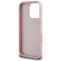 Etui Guess Grained Big 4G Logo Small Classic Logo na iPhone 16 Pro - różowe Guess