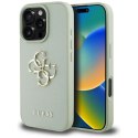 Etui Guess Grained Big 4G Logo Small Classic Logo na iPhone 16 Pro - zielone Guess