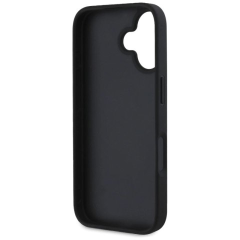 Etui Guess Grained Big 4G Logo Small Classic Logo na iPhone 16 - czarne Guess
