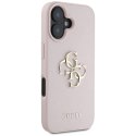 Etui Guess Grained Big 4G Logo Small Classic Logo na iPhone 16 - różowe Guess